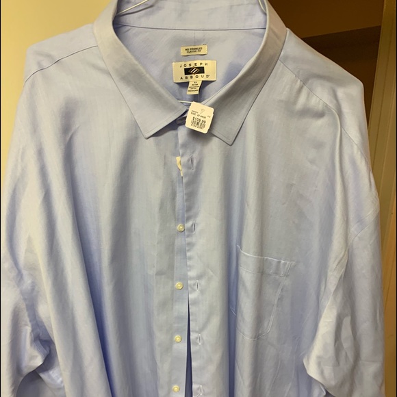 Brand new Joseph Abboud blue button down. 22 34/35 - Picture 2 of 8